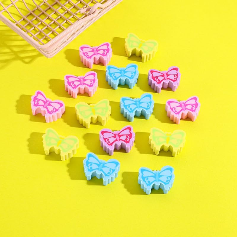 Kleeblatt Mini Butterfly Erasers for Kids Bulk, 100 PCS Cute Fun Desk Pets for Kids Classroom, Treasure Box Prizes,Party Favors for Kids Goodie Bags, Back to School Gifts for Students - Image 5